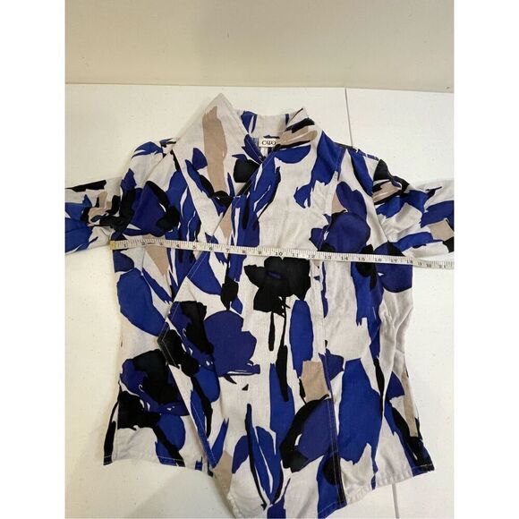 Cato women’s linen blend jacket size 12 - Picture 3 of 6